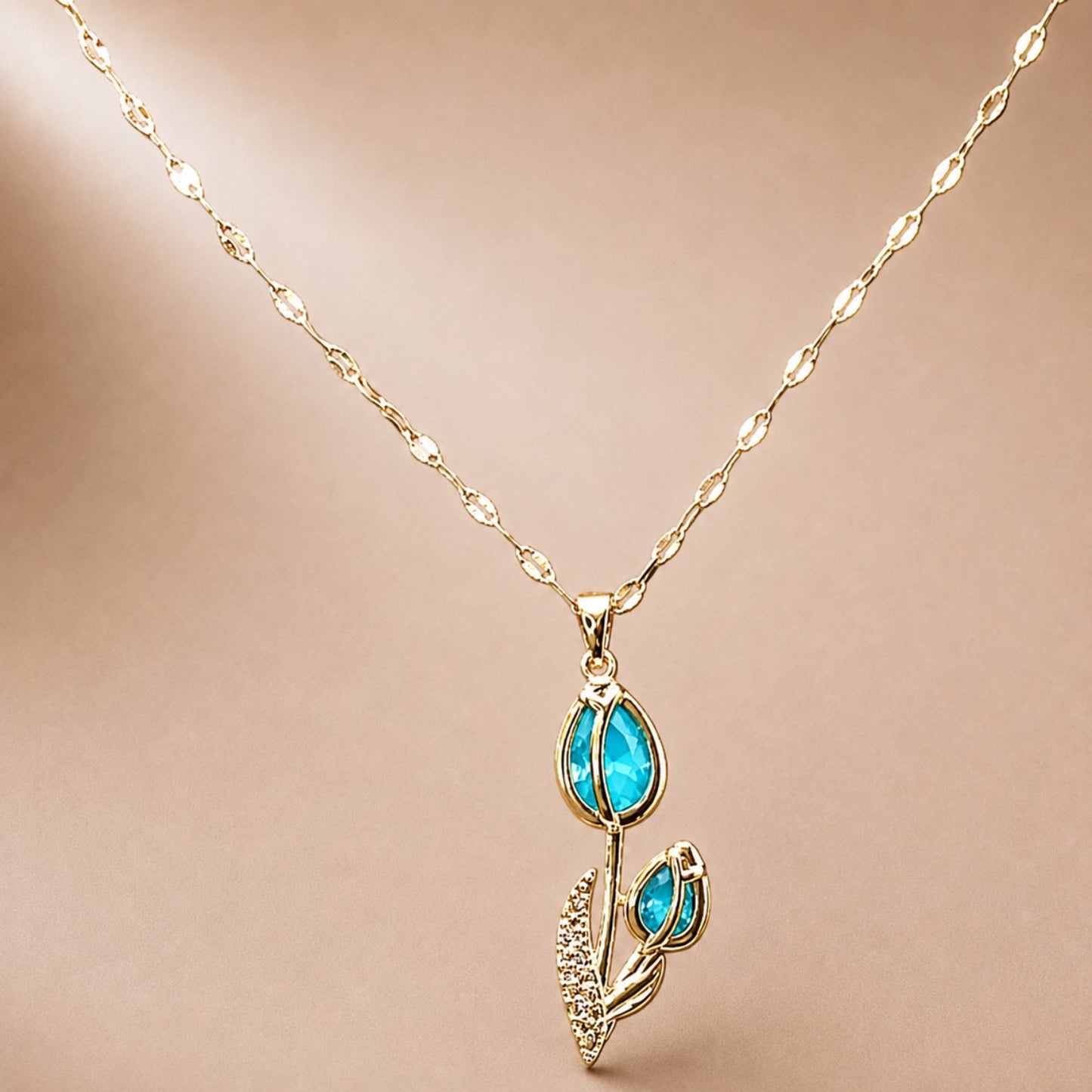 Collier “Éclosion Dorée”