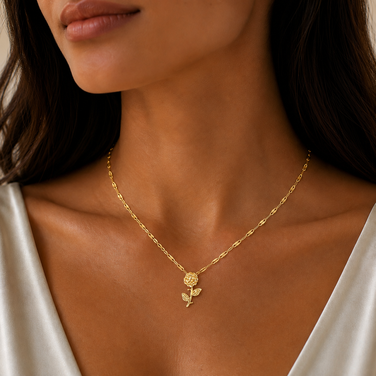 Collier “Rose Éternelle”