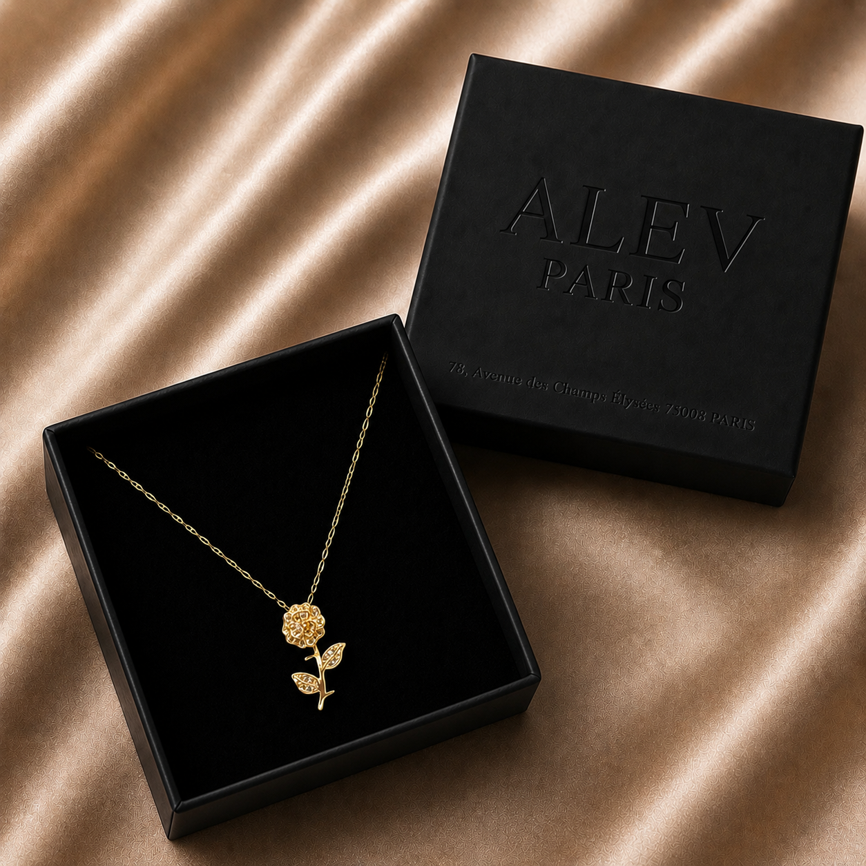 Collier “Rose Éternelle”