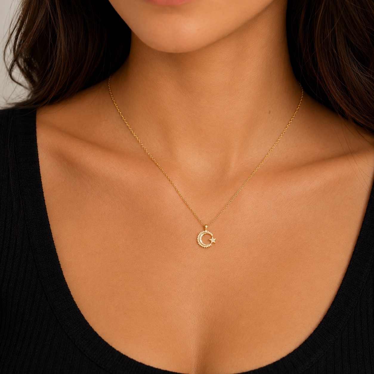 Collier “Lune Céleste”