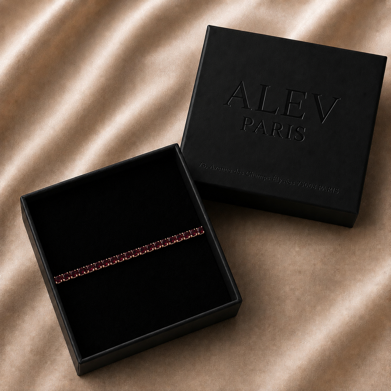 Bracelet “Rubynia”