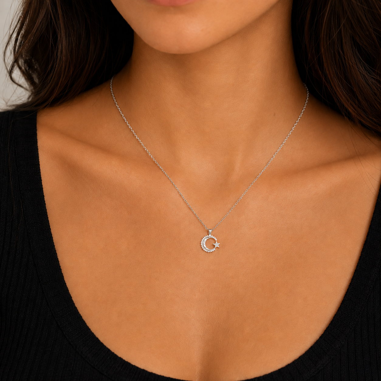 Collier “Lune Céleste”