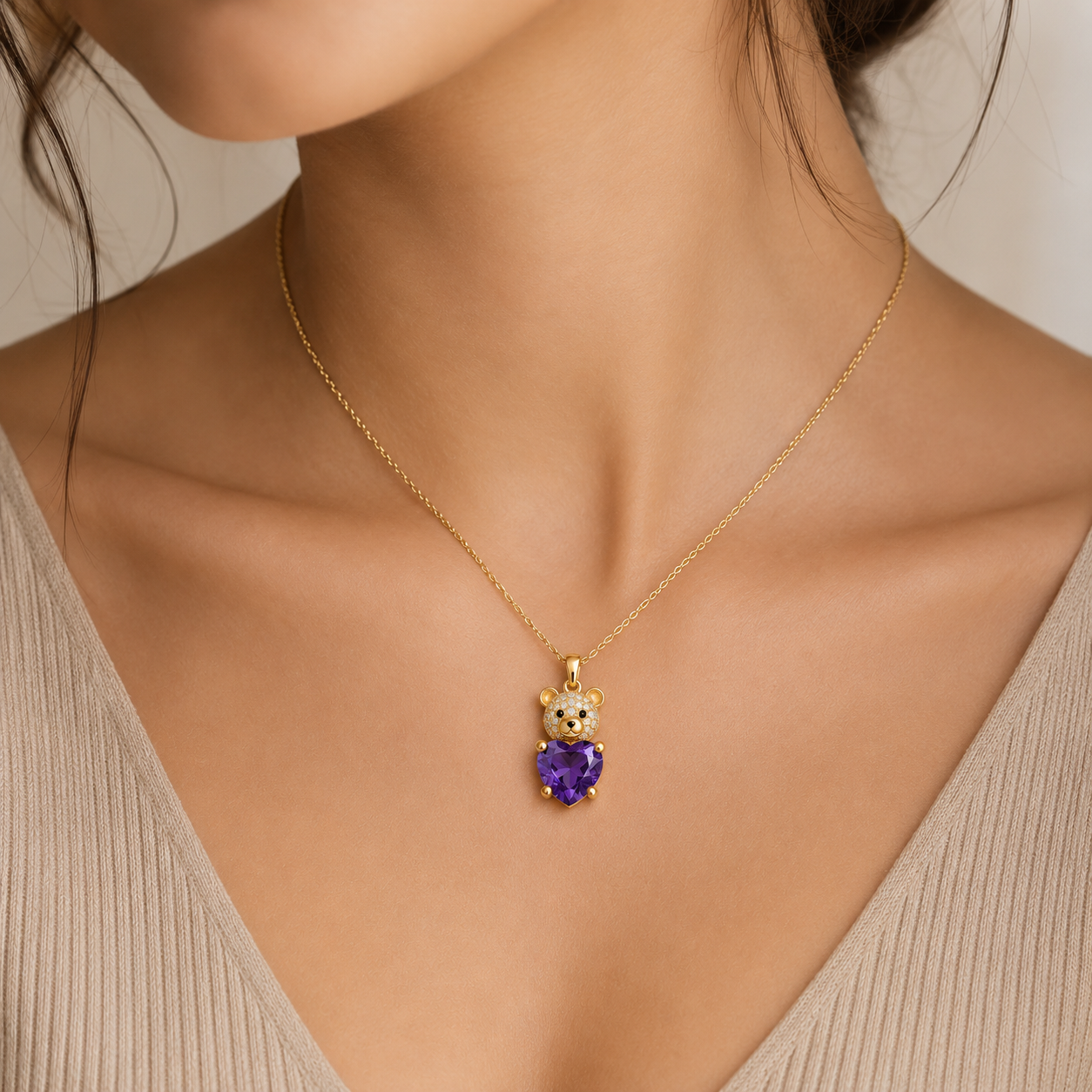 Collier “Cœur d’Ours”