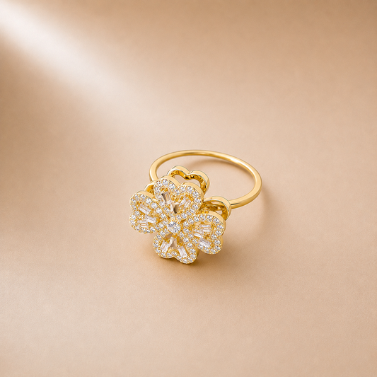 Anillo “Flor Dorada”