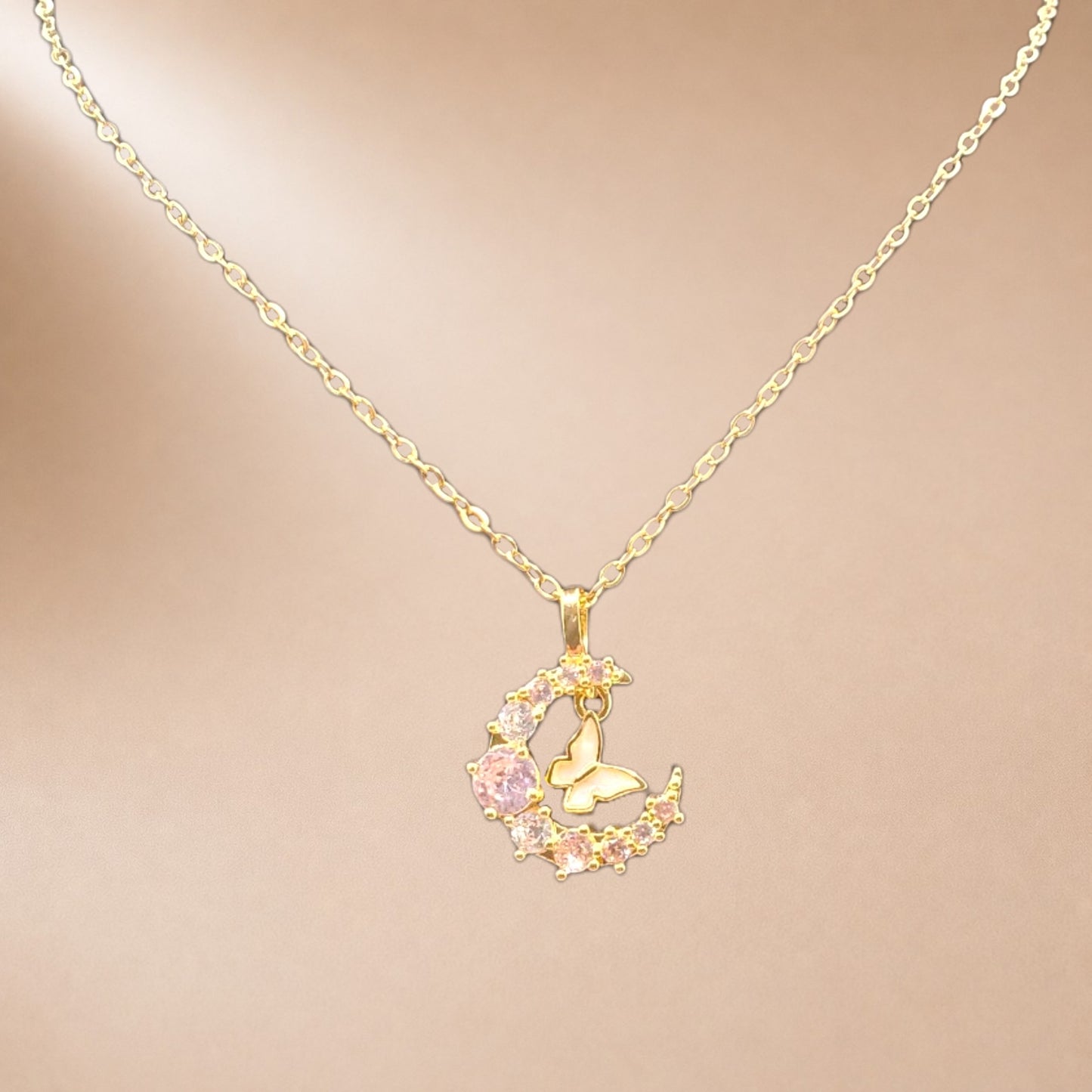 Collier “Lune Papillon”