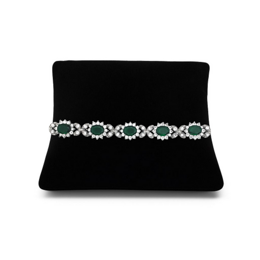 Bracelet “Émeraude Royale”