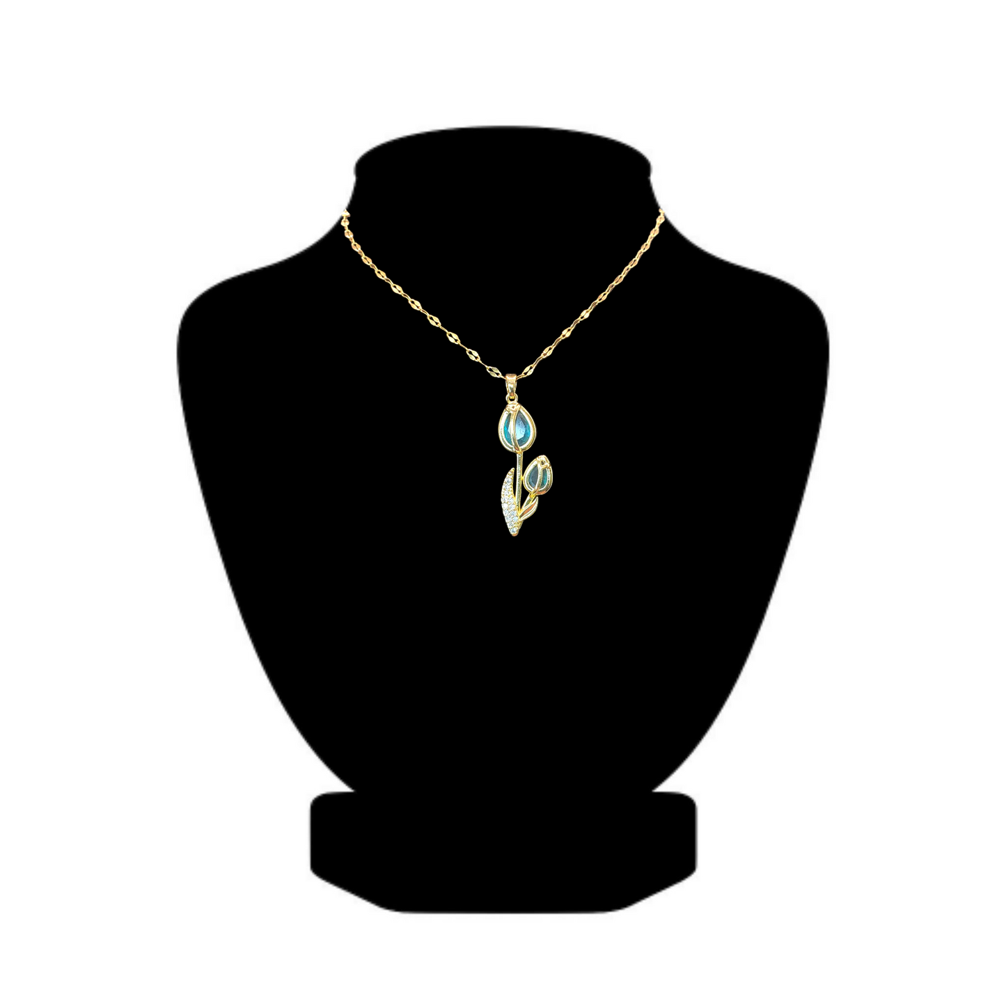 Collier “Éclosion Dorée”